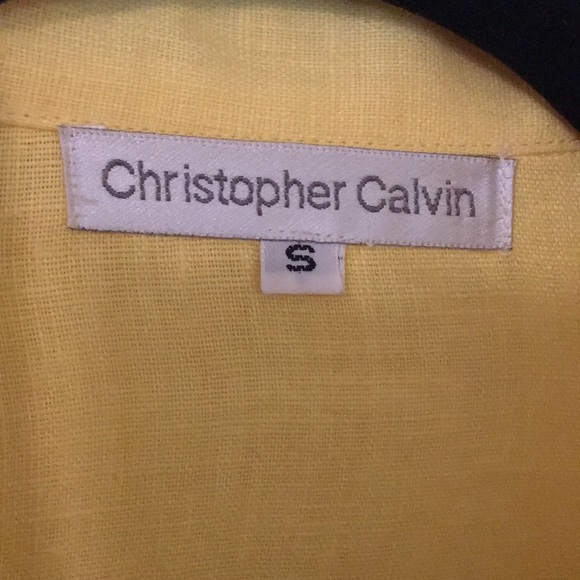 100% Linen Top by Christopher Calvin - Picture 2 of 4